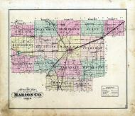 Outline Map, Marion County 1878